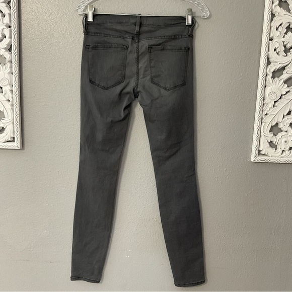 FRAME Grey Shred Le Skinny de Jeanne Jeans size 25 - Picture 13 of 13